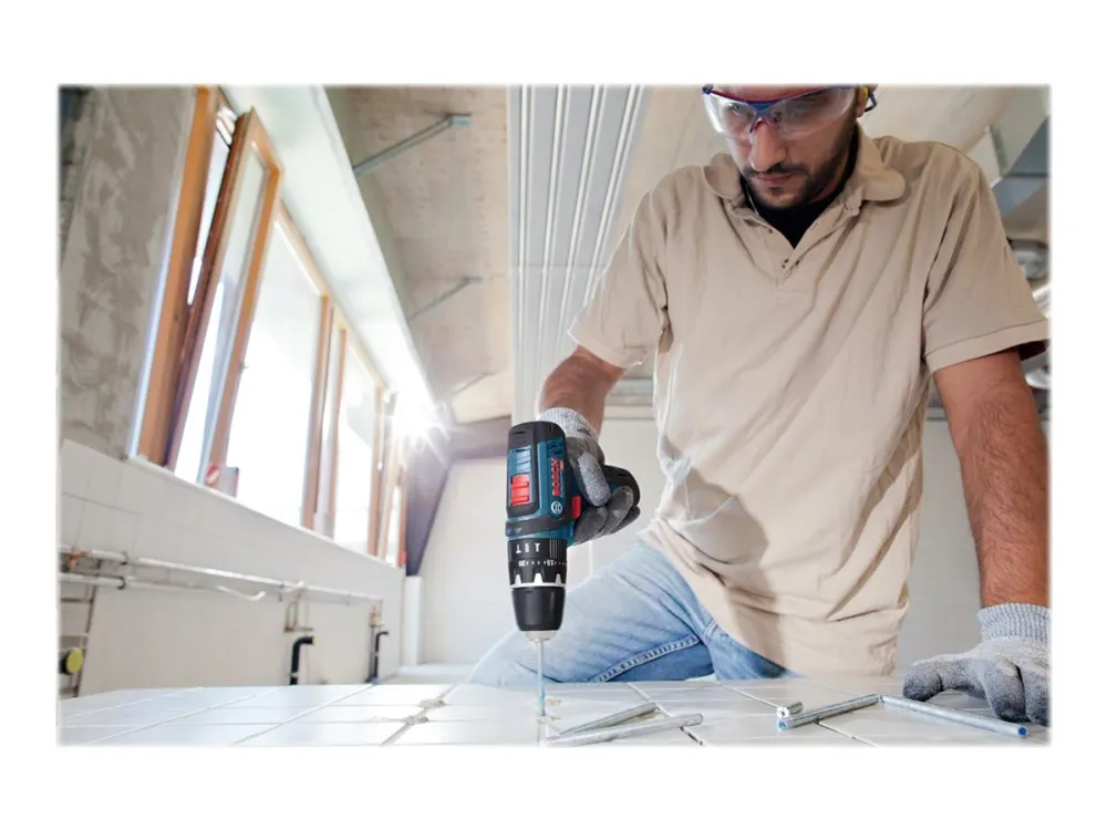 Bosch AKKUSLAGBOREMASKINE GSB 12V-15 2X2AH BAG