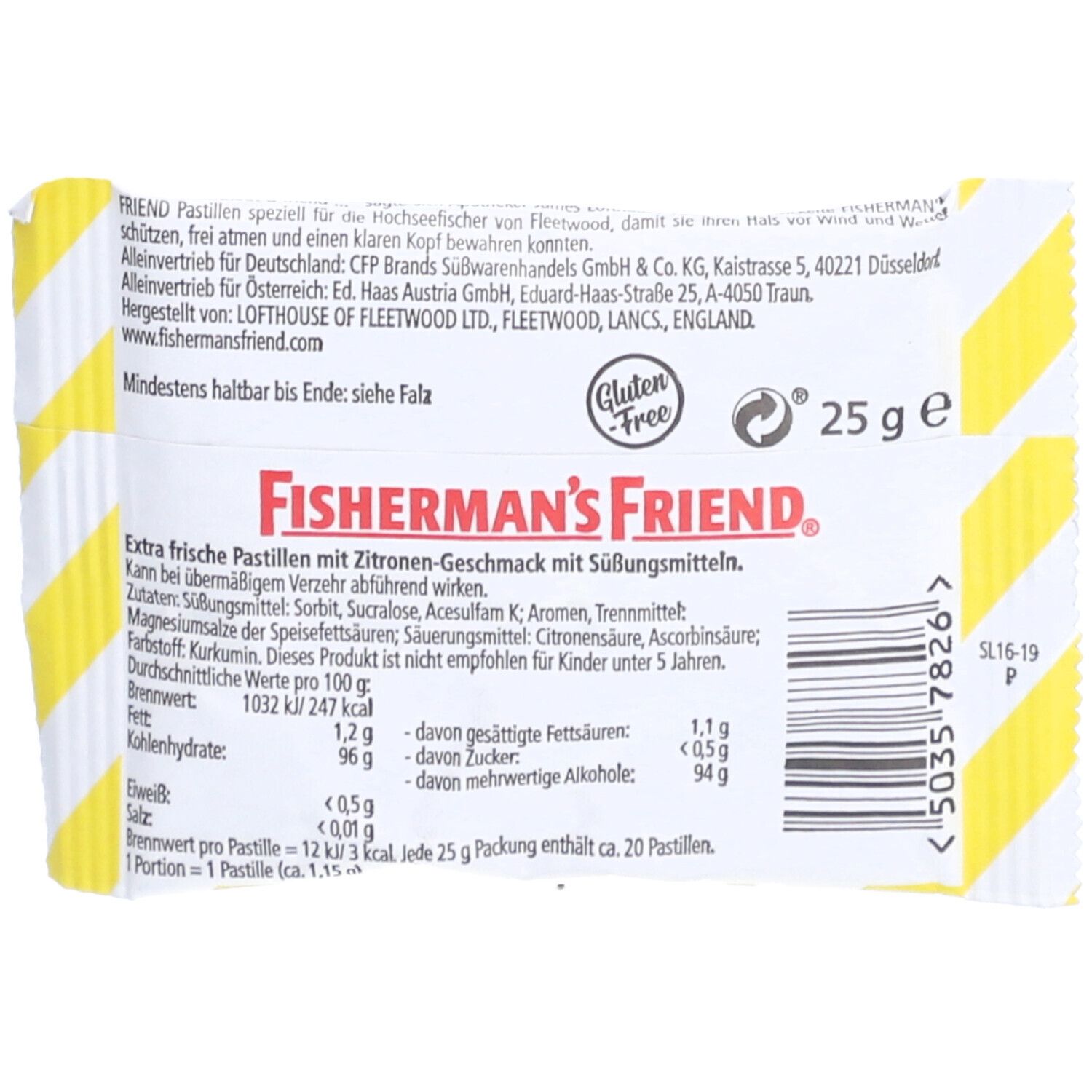 FISHERMAN’S FRIEND® Lemon ohne Zucker