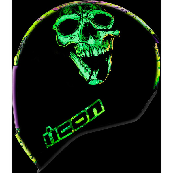 Icon - Casque Airform Hippie Dippy™ Vert / Violet