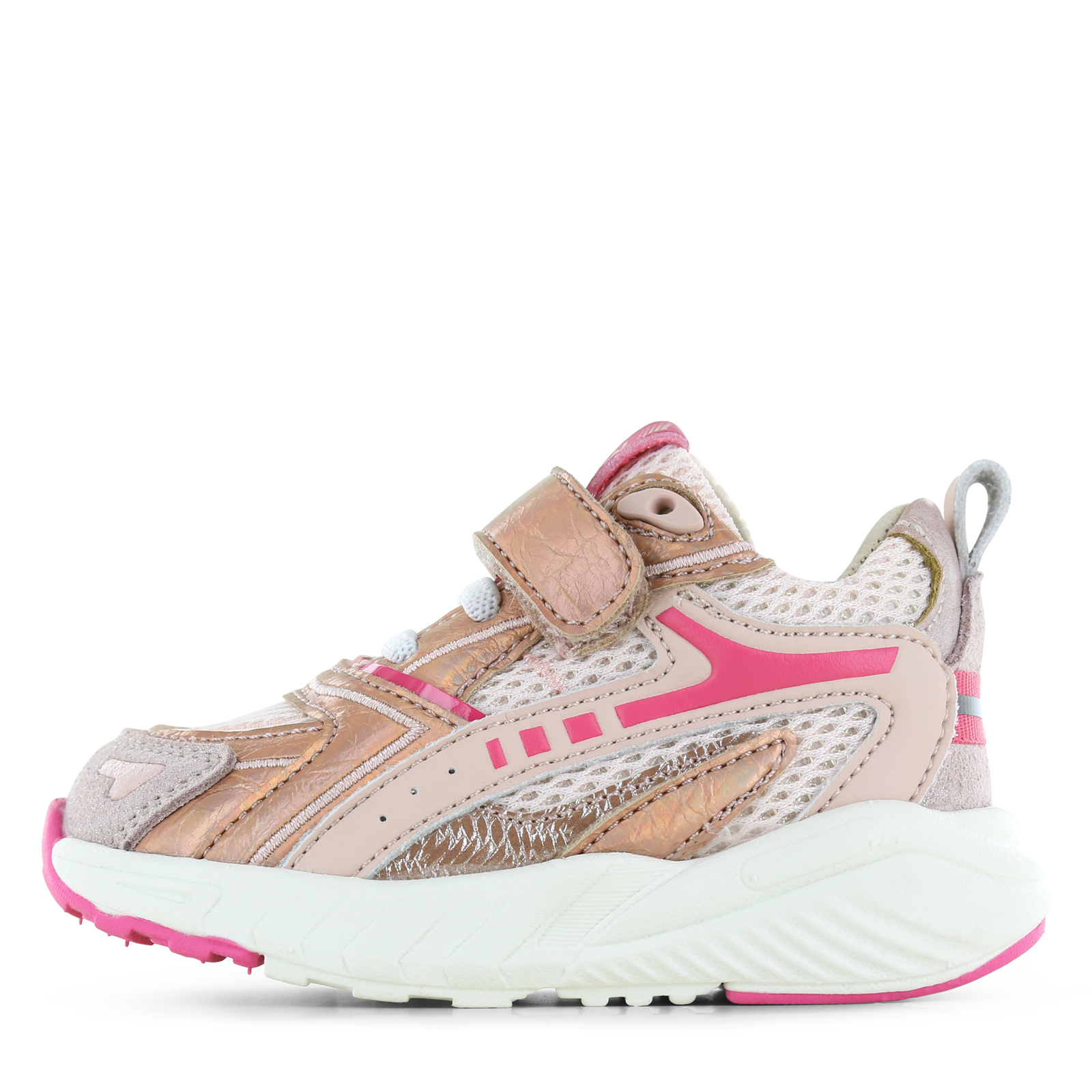 Shoesme rosé sneakertje Mesh, Microfiber leer, Suède | Meisjes schoenen