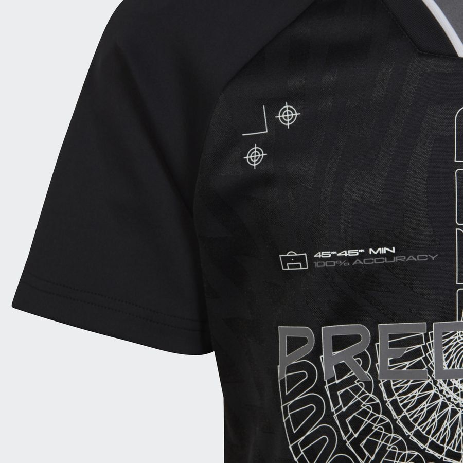 adidas T-Shirt Predator - Noir/Gris/Blanc Enfant