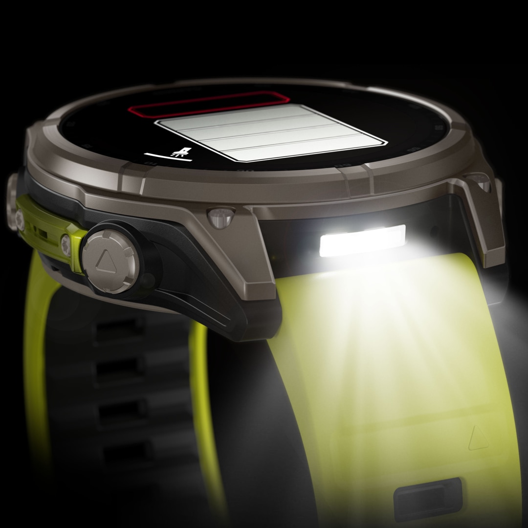Garmin Fenix 8 - 47mm SOLAR Sapphire Graphit / Gelb