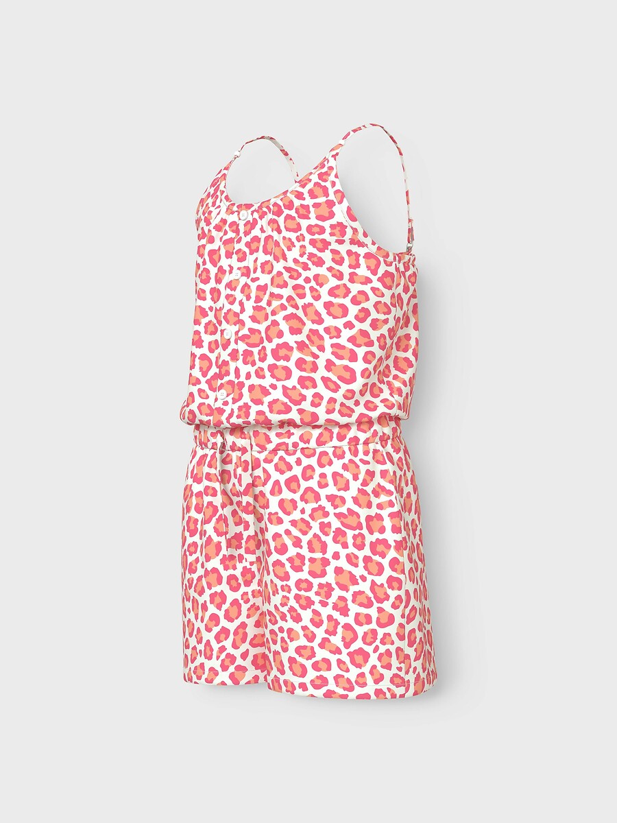 DÊ UM NOME A ELE<br>Shorts combinados com estampa de leopardo