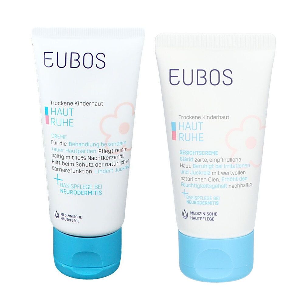 EUBOS® Kinder Haut Ruhe Creme und EUBOS® Kinder Haut Ruhe Gesichtscreme