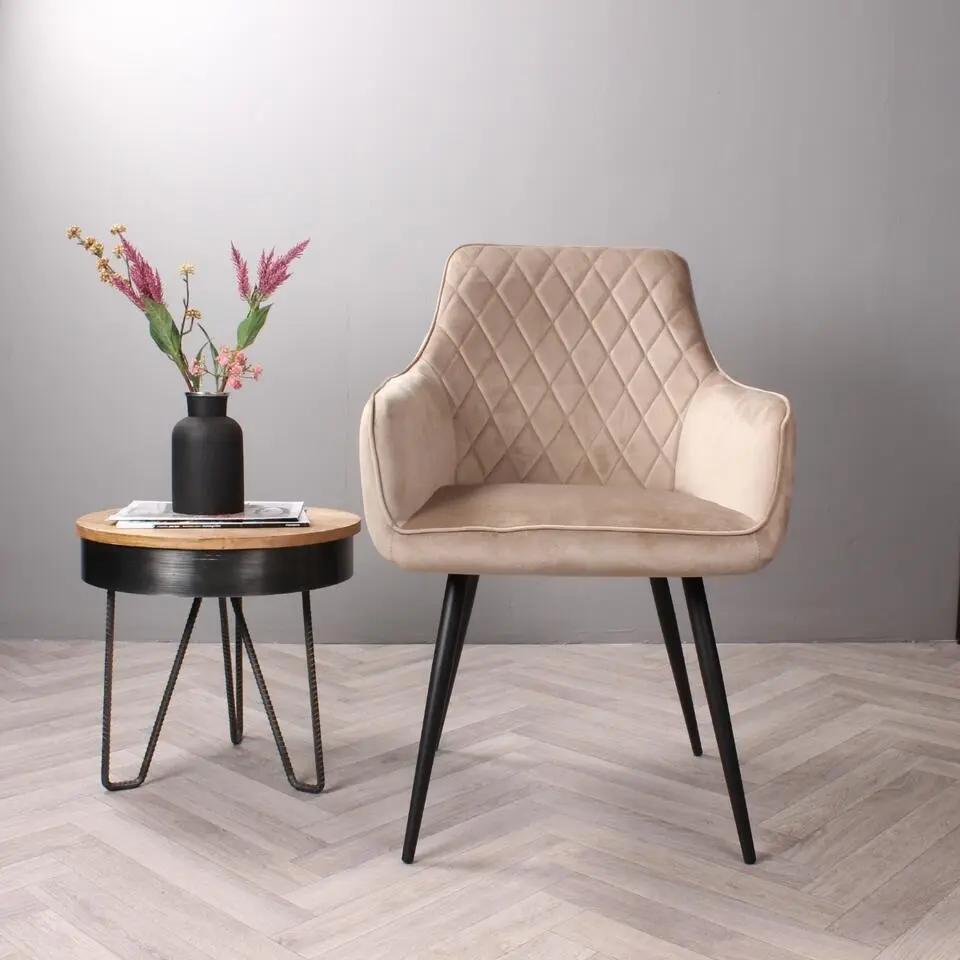 DS4U - Ravi 3.0 eetkamerstoel velours - champagne