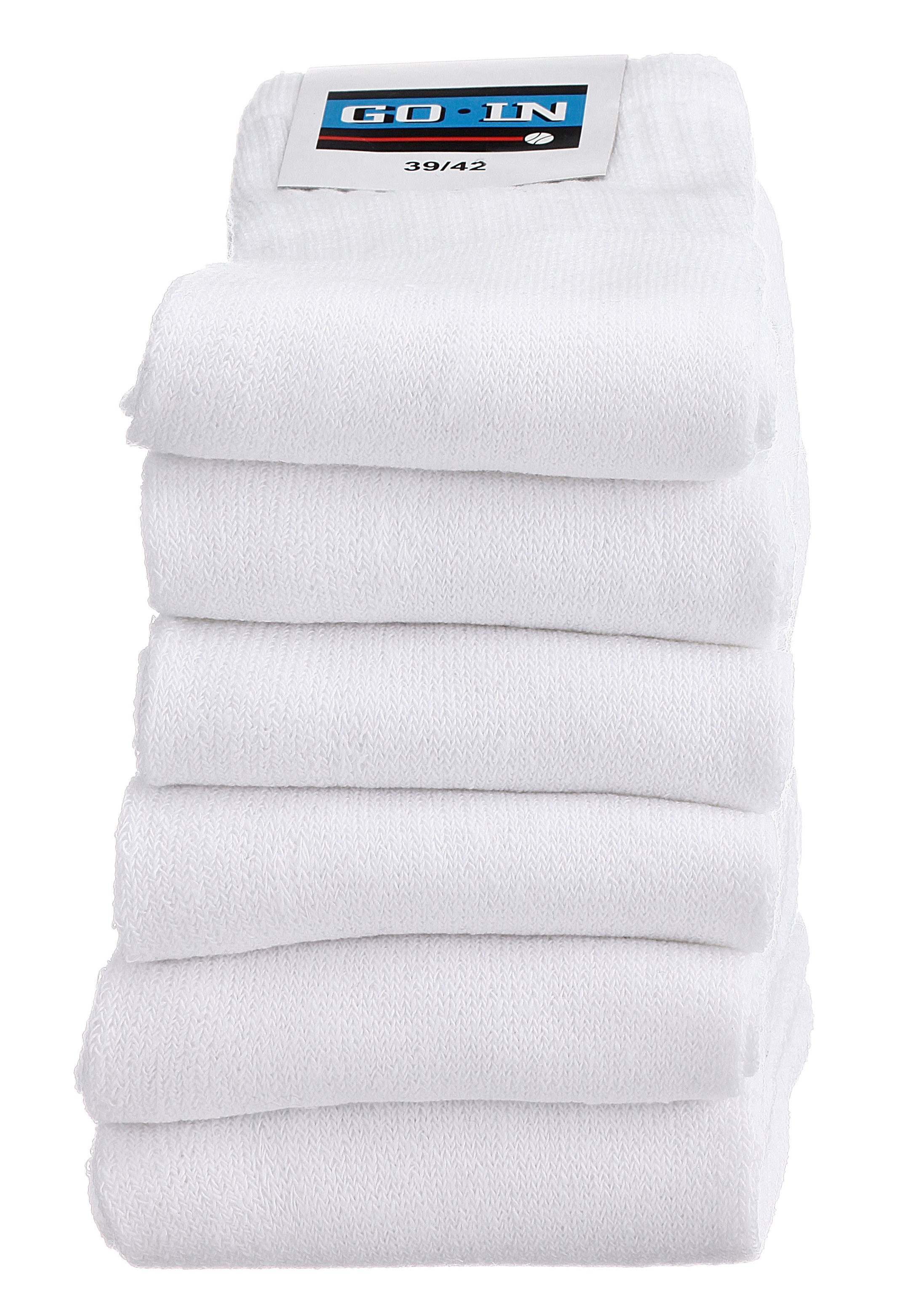 Go in Tennissocken Packung, 6 Paar tlg. mit geripptem Schaft