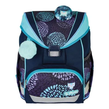 Herlitz Schulranzen-Set UltraLight Plus Flower Owl, 5-teilig