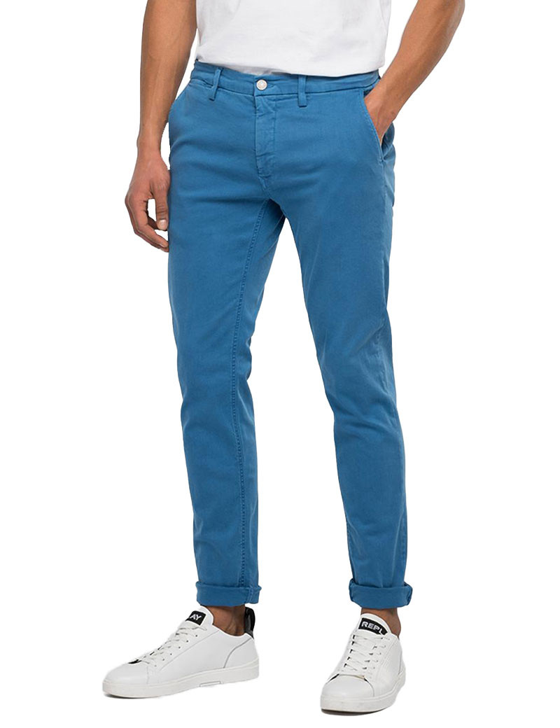 REPLAY PANTALON SLIM ZEUMAR LIGHT INDIGO