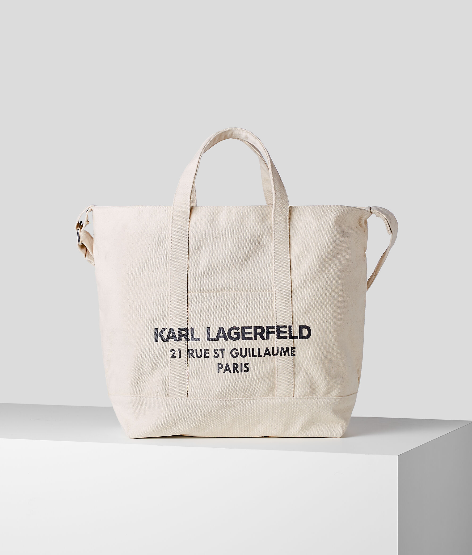 SAC SHOPPER EN TOILE RUE ST-GUILLAUME EXTRA-LARGE