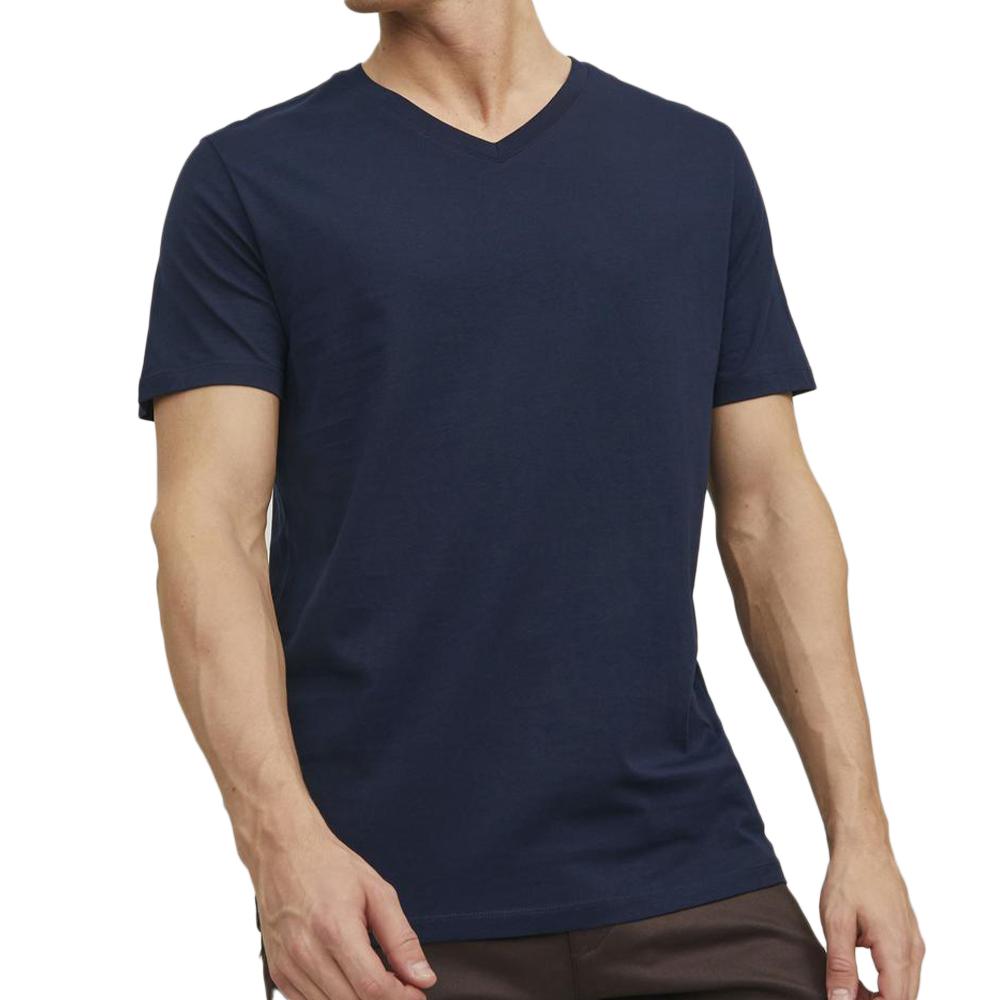 Jack & Jones T-shirt Marine Homme Jack & Jones Basic V