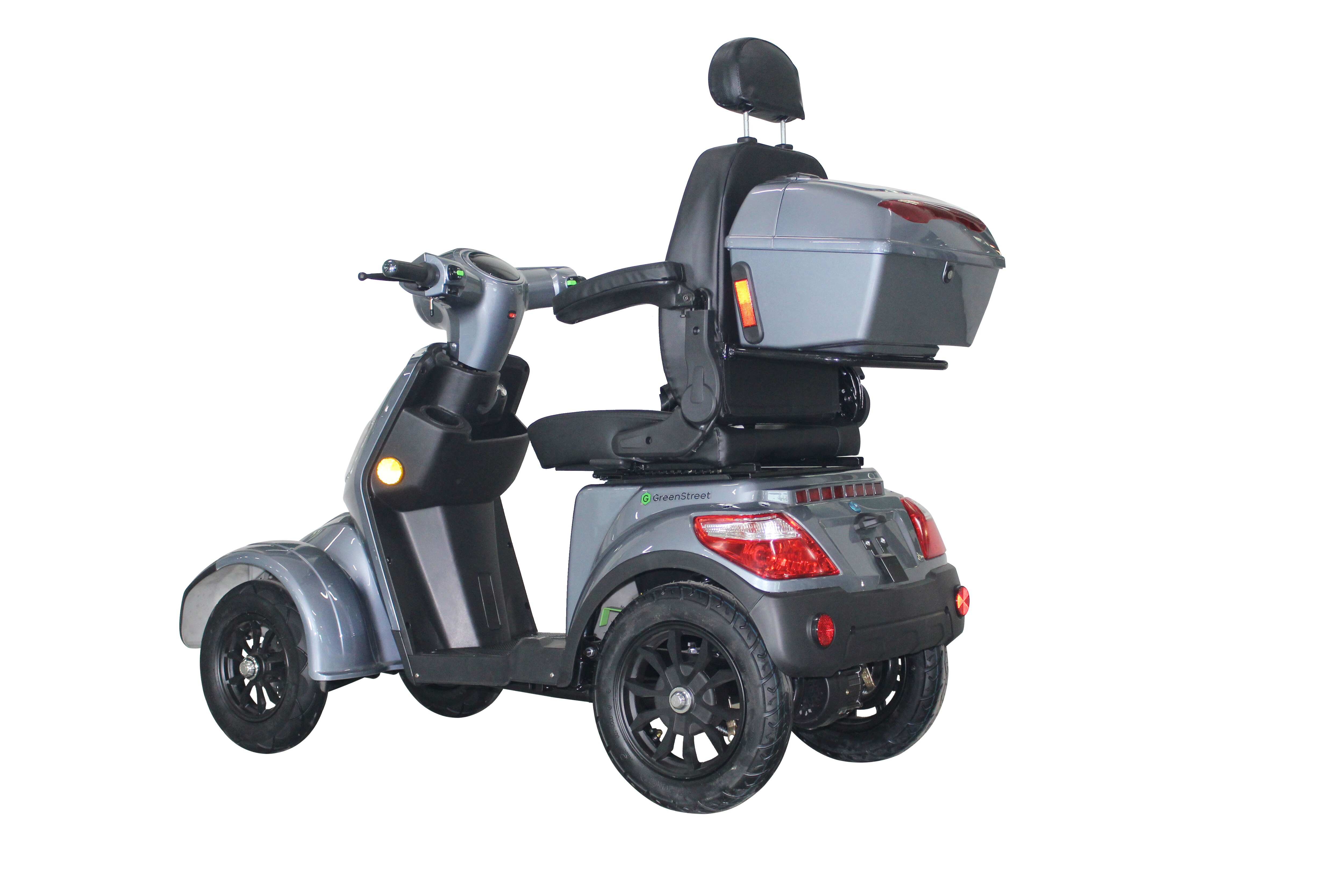 GreenStreet Elektromobil E-Mover Deluxe 1000 W 20 km/h dunkelgrau inkl. Topcase