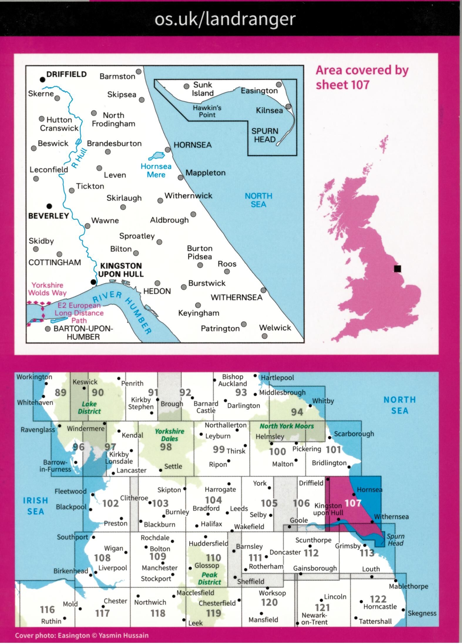 ORDNANCE SURVEY - 107 GB KINGSTON UPON HULL 1 50 000