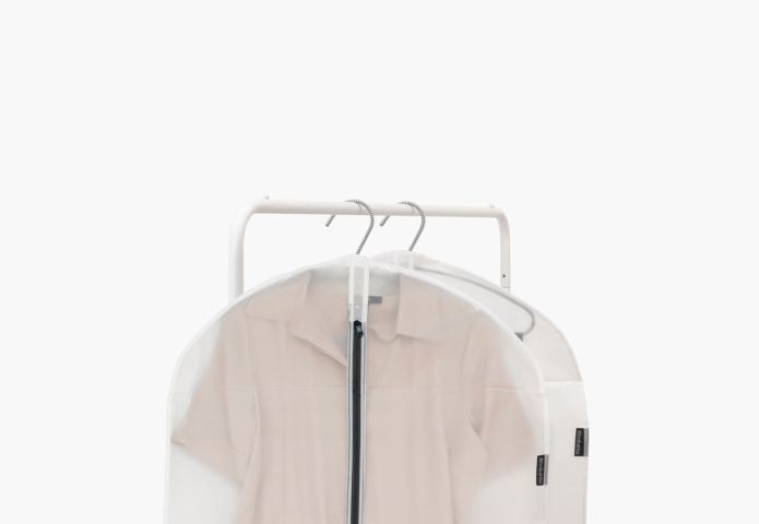 Kledinghoezen, L 60x135 cm, set van 2 - Transparent
