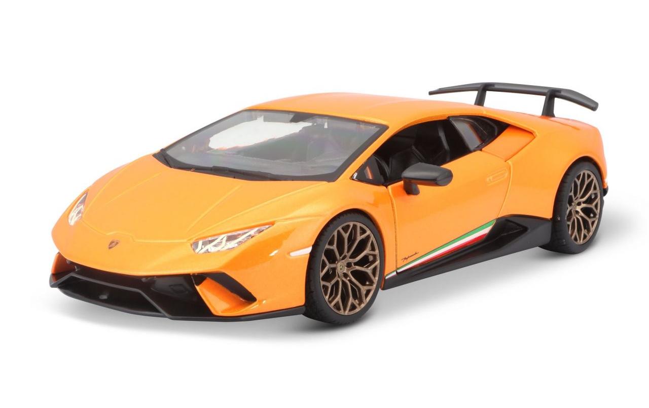 Lamborghini Huracan Performante Orange 1:24Sammlermodell im Massstab 1:24