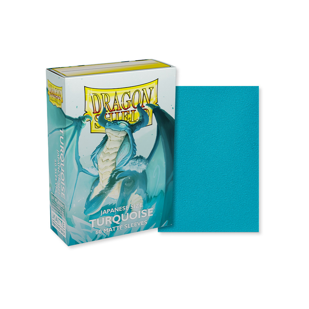 Dragon Shield - 60 Japanese Sleeves Matte - Turquoise