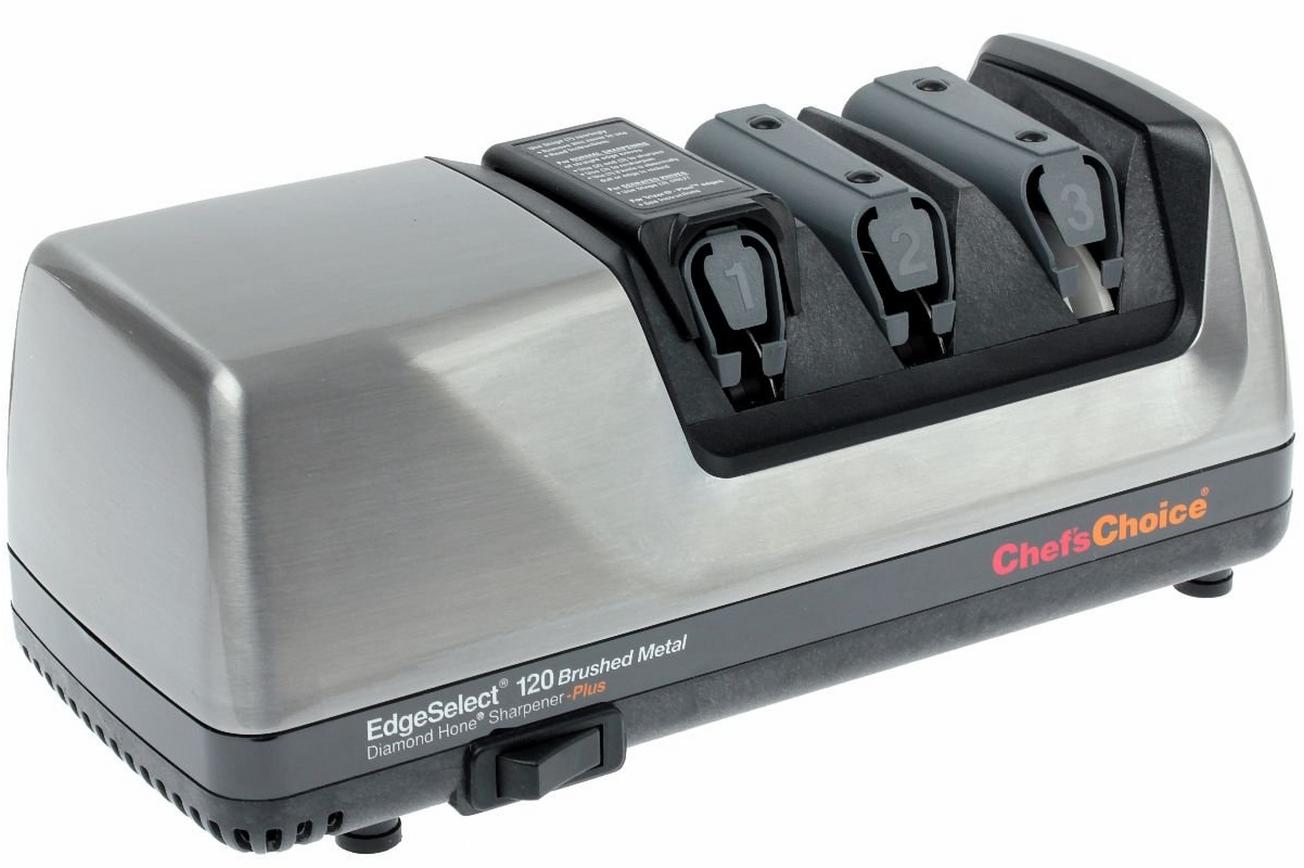 Chef's Choice CC120 messenslijper, geborsteld metaal