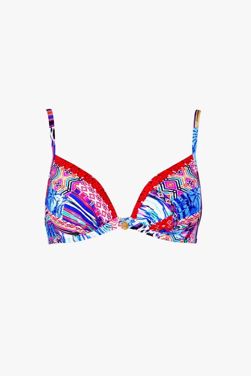 Watercult Gypsy Patchwork D-Cup Damen Bikini Top