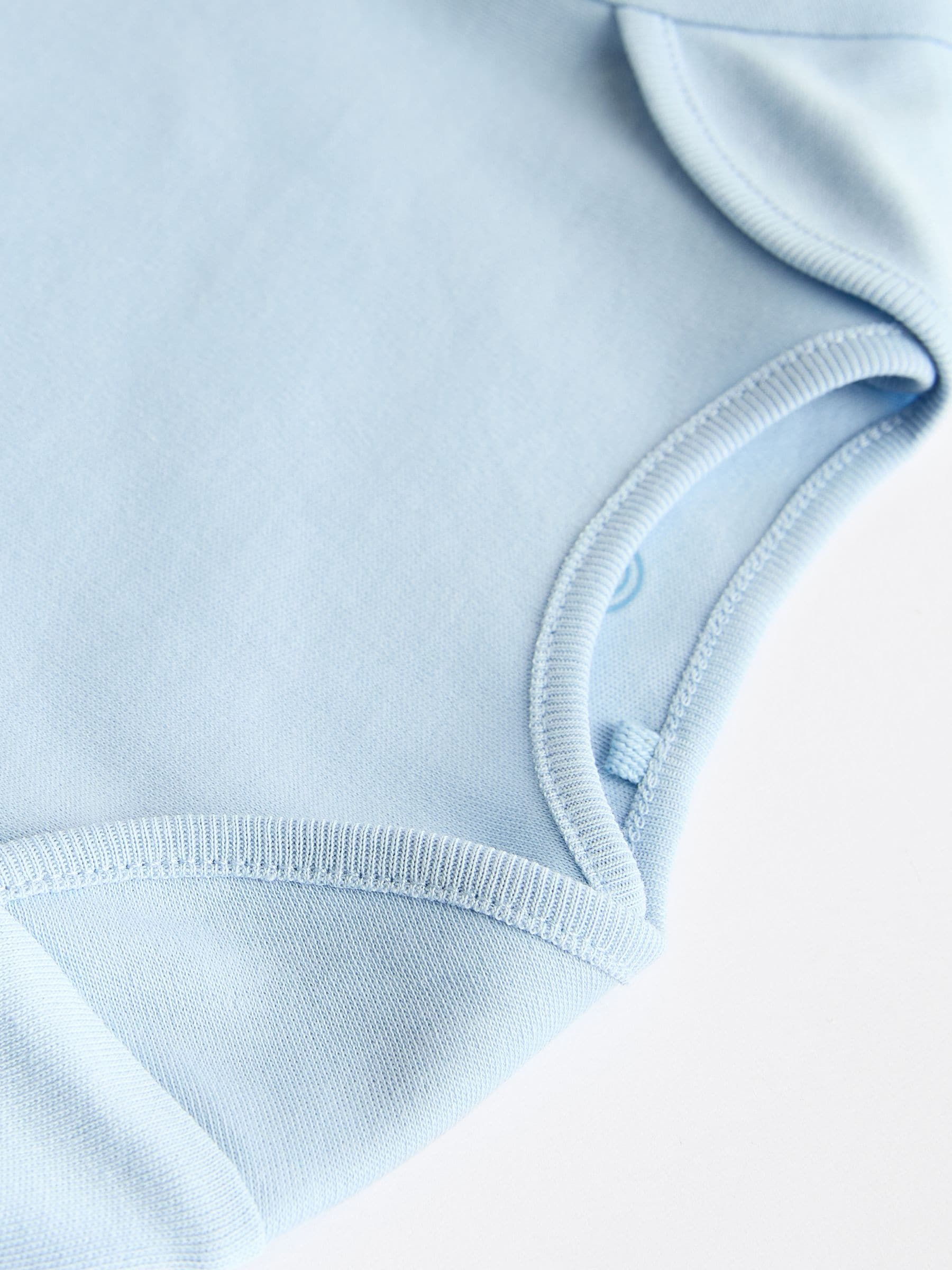 Blauw - Rompertjes met lange mouwen