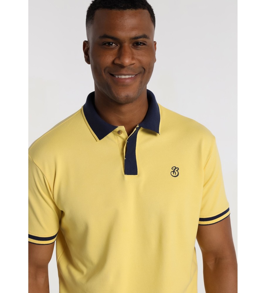 Camisa polo básica Bendorff com logotipo amarelo