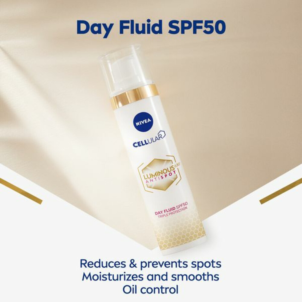 3x Nivea Cellular Luminous Anti-Pigment Dagcrème SPF5040 ml
