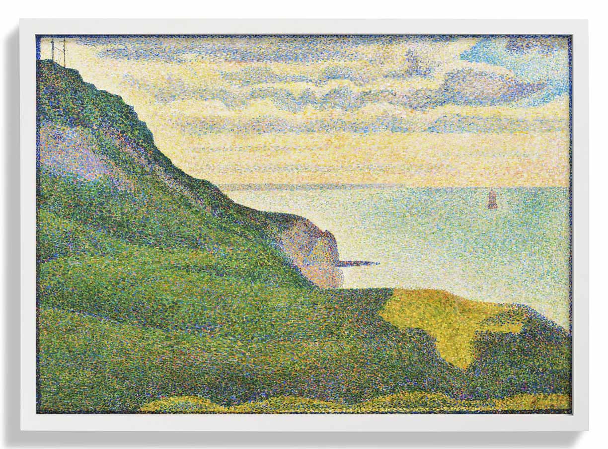 Seelandschaft in Port-en-Bessin, Normandie von Georges Seurat