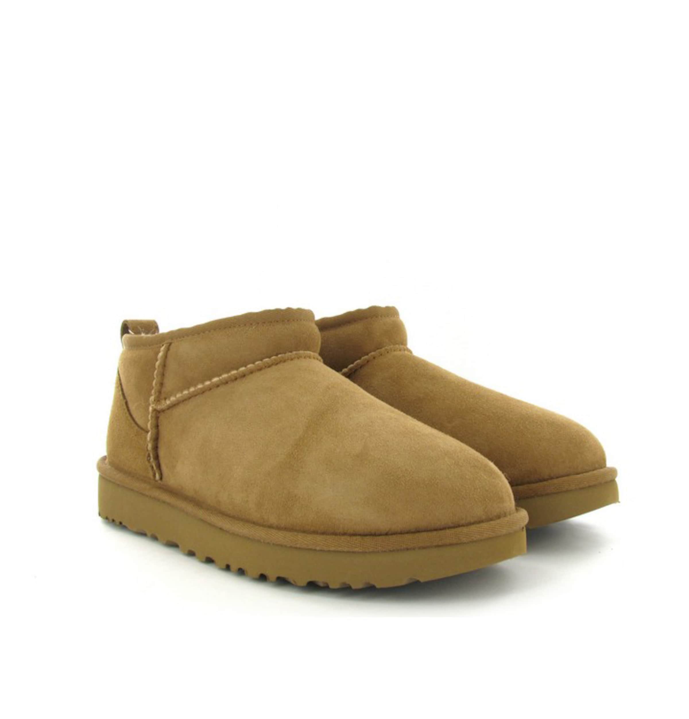 Ugg W classic ultra mini dames enkellaarzen bruin