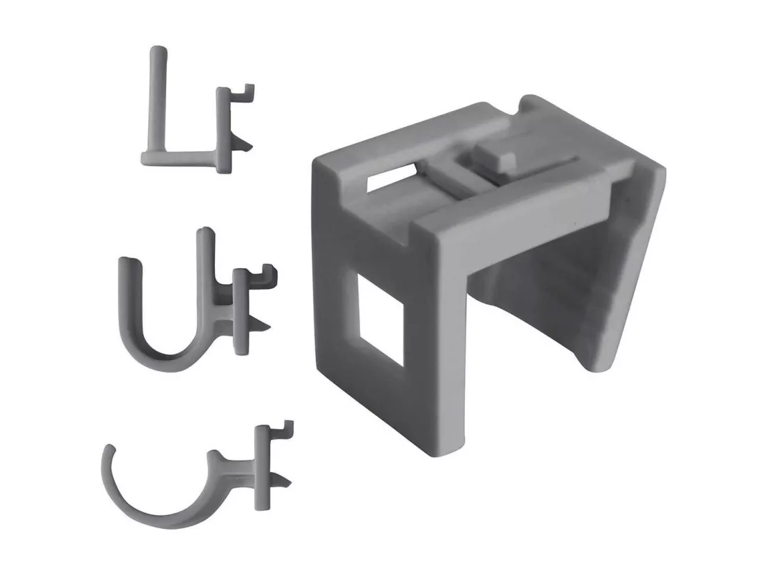 Lot de 2 Crochets & Supports 