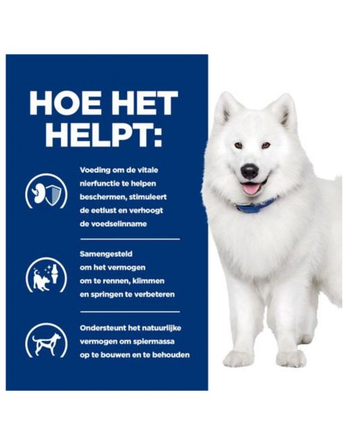 Hill's Prescription Diet K\/D + Mobility - Kidney + Joint Care Zak Kip - Hondenvoer