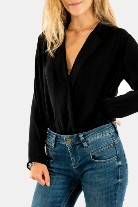 tee shirt manches longues Le Temps Des Cerises dorsey 0001 black