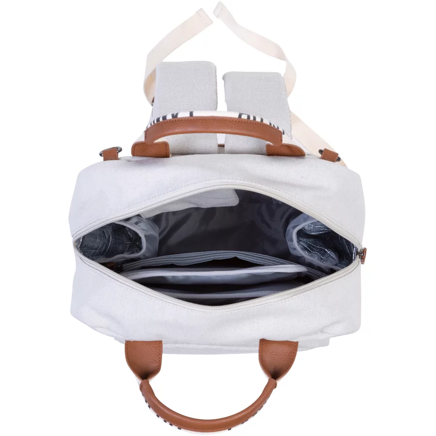 CHILDHOME Wickelrucksack Family Club Signatur Off White