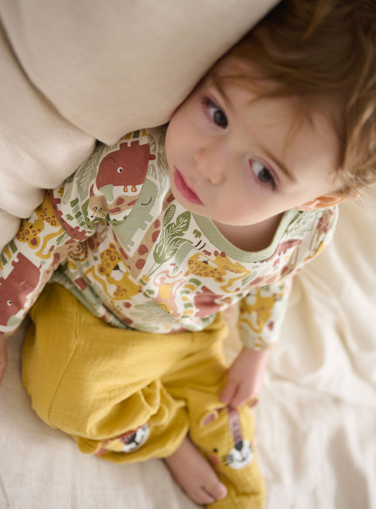 T-shirt réversible à manches longues pour bébé garçon