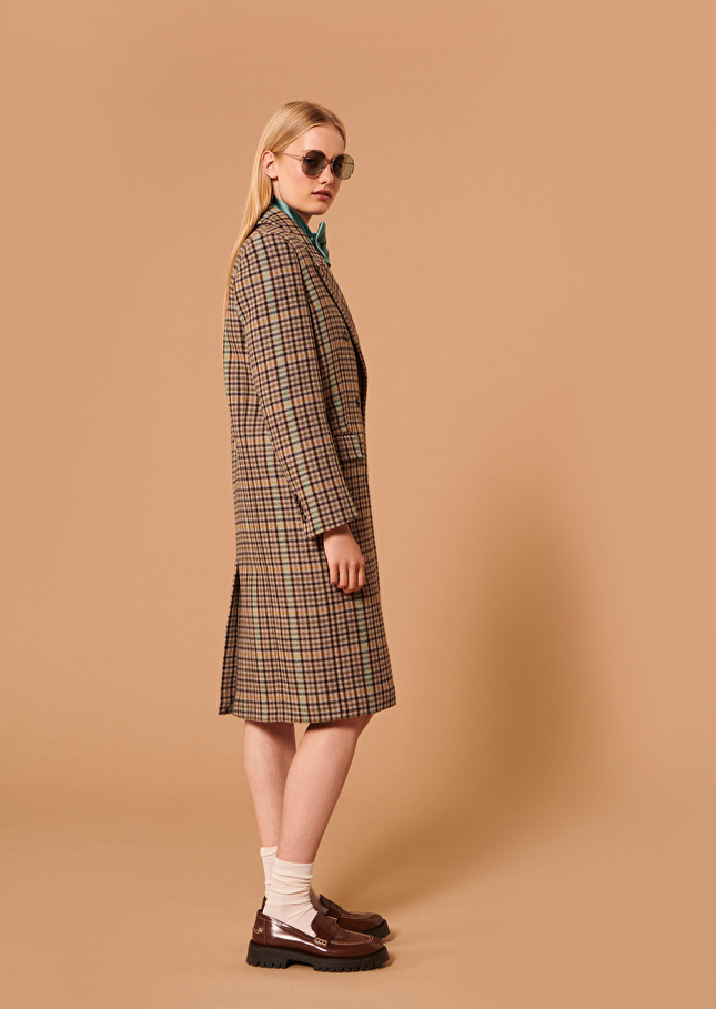 Manteau Marcusgris en tartan