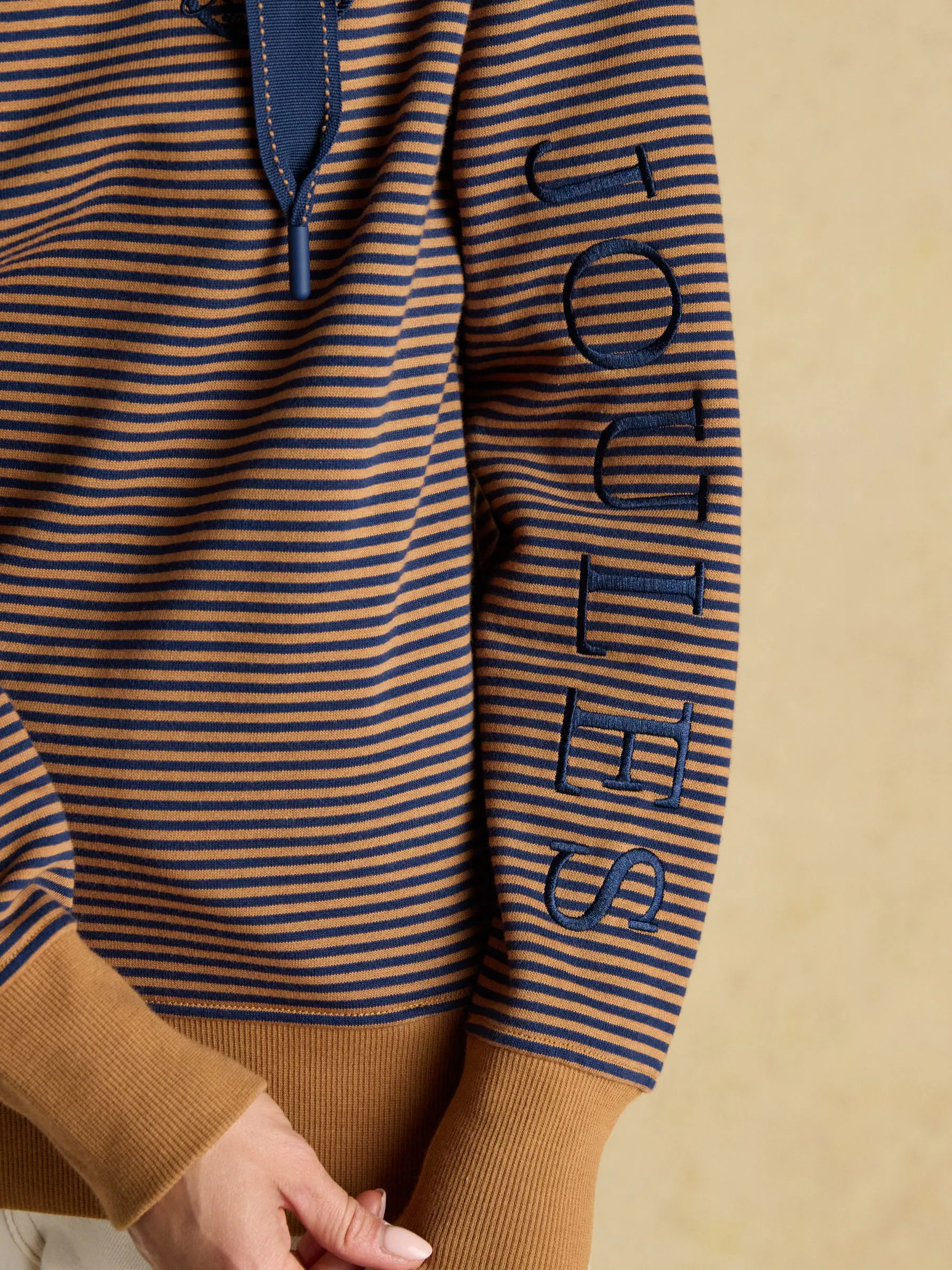 Joules Rushton Cotton Cowl Neck Hoodie