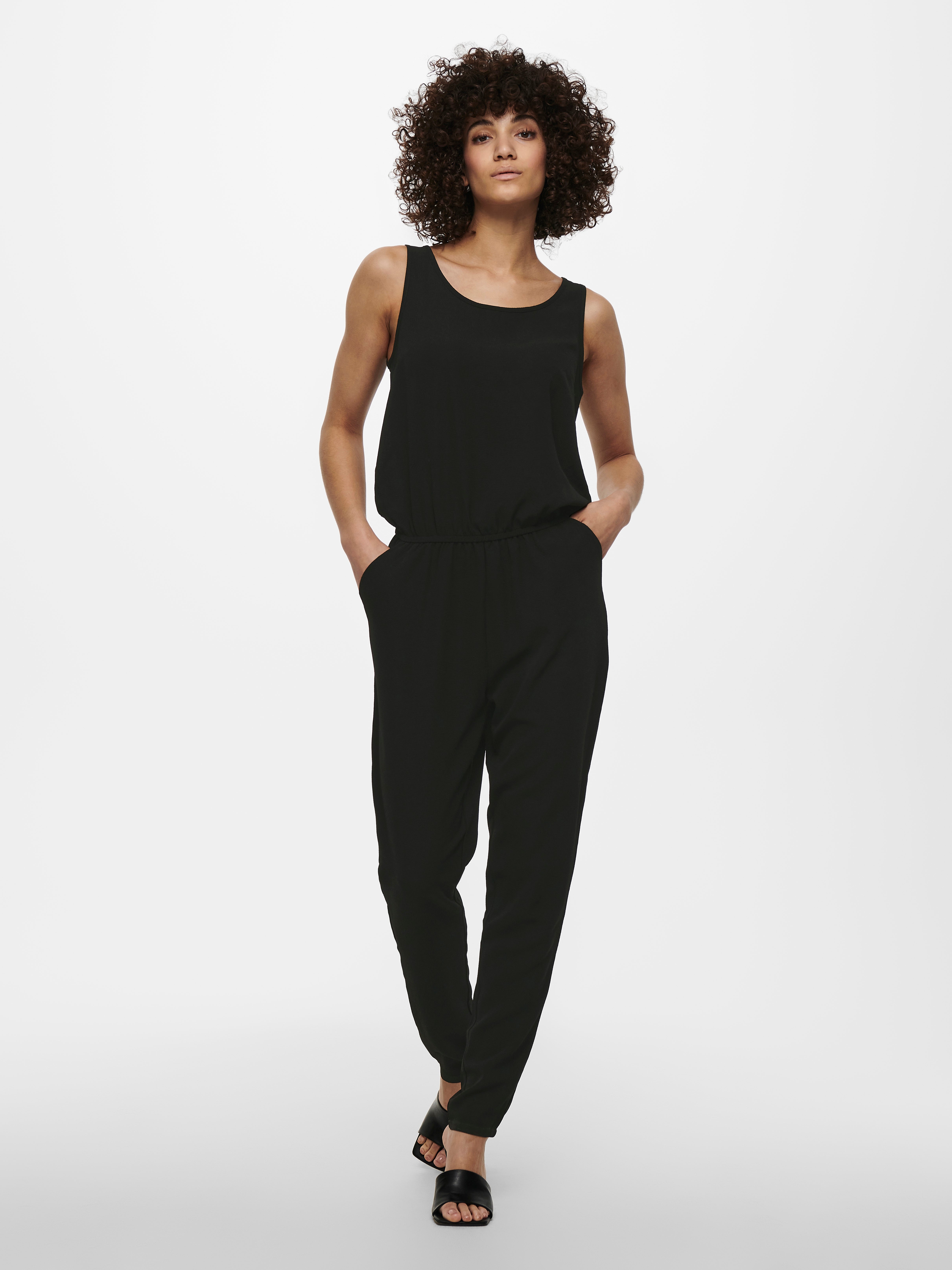 ONLNOVA Mittlere Taille Jumpsuit Black