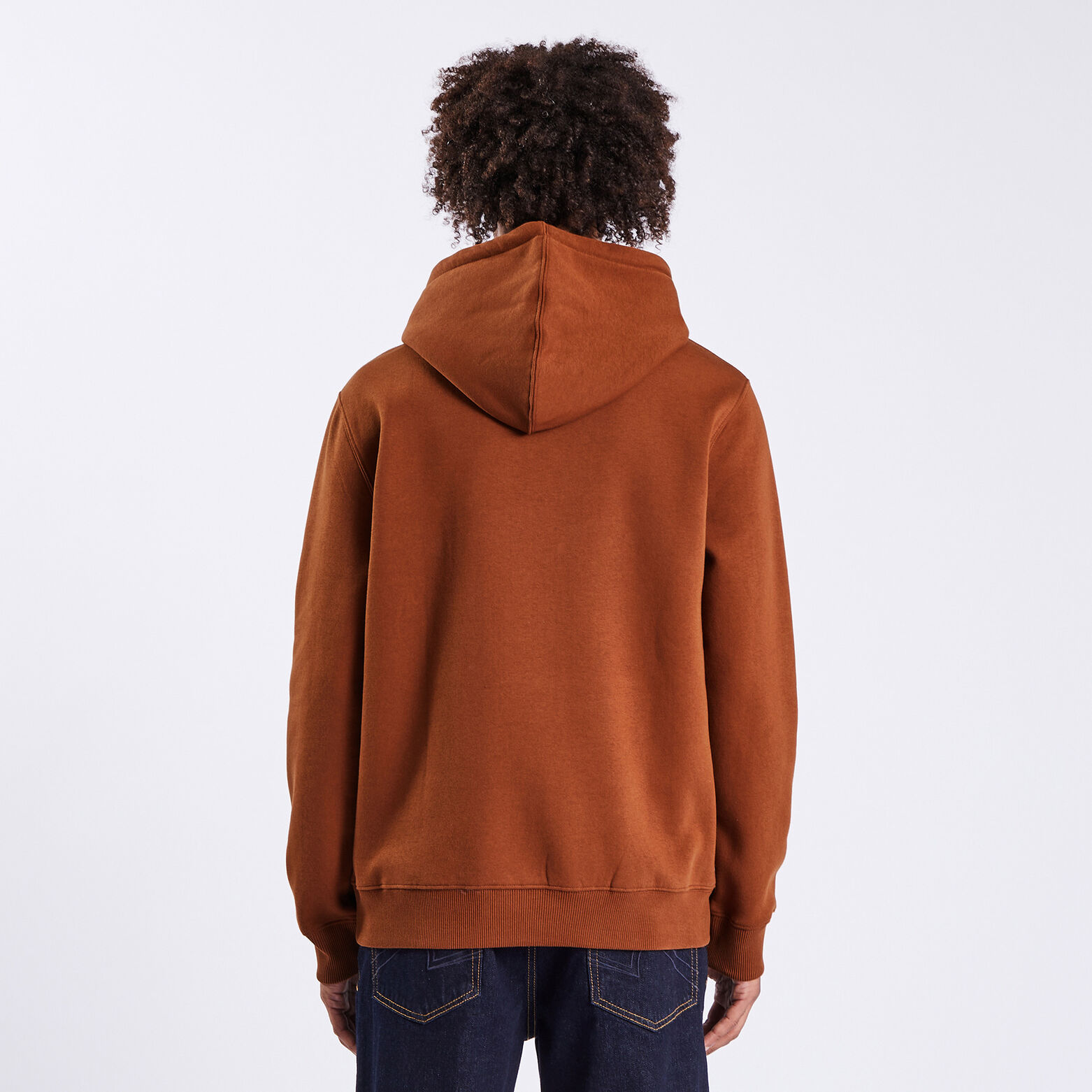 Sweat à capuche essentiel Marron