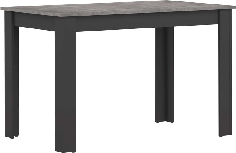 Eettafel - Modern - Wit - Melamine Spaanplaat - Voor 4 Personen