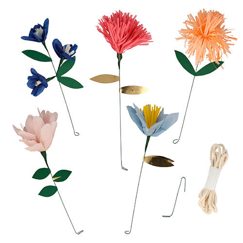 Meri meri slinger bloemenmuur