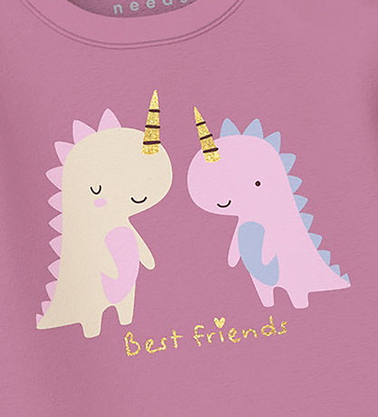 Name It Bluse - NbfVubie - Mauve Orchid/Unicorns