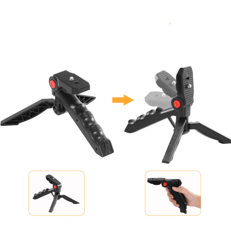 (27cm) 3in1 Bluetooth Teleskop Halterung mit Tripod Stativ Selfie Stick und LED Beleuchtung / 3.5mm Klinke Mikrofon   Fernauslöser- Schwarz