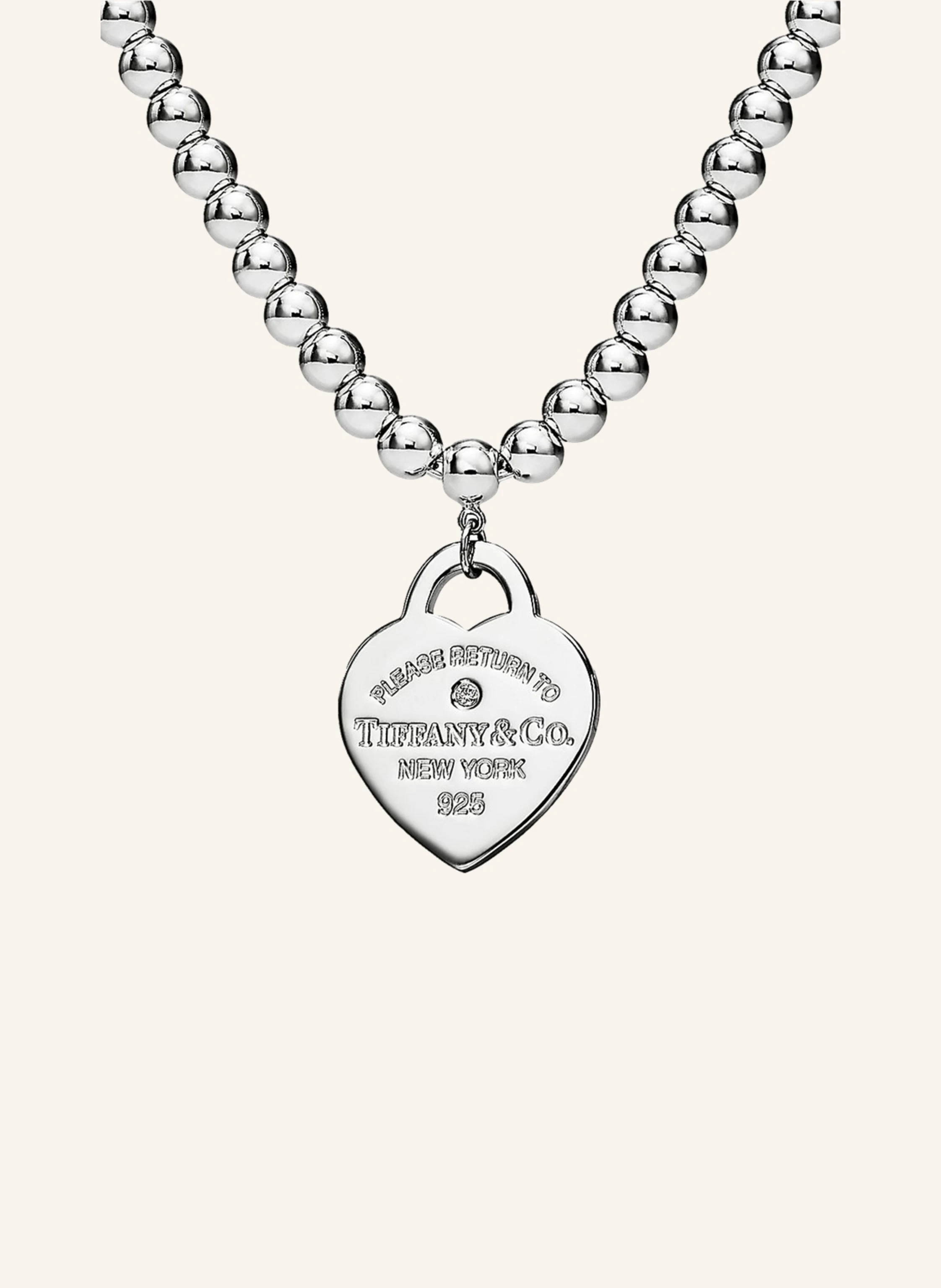 TIFFANY & Co. Return to Tiffany HALSKETTE aus Sterlingsilber