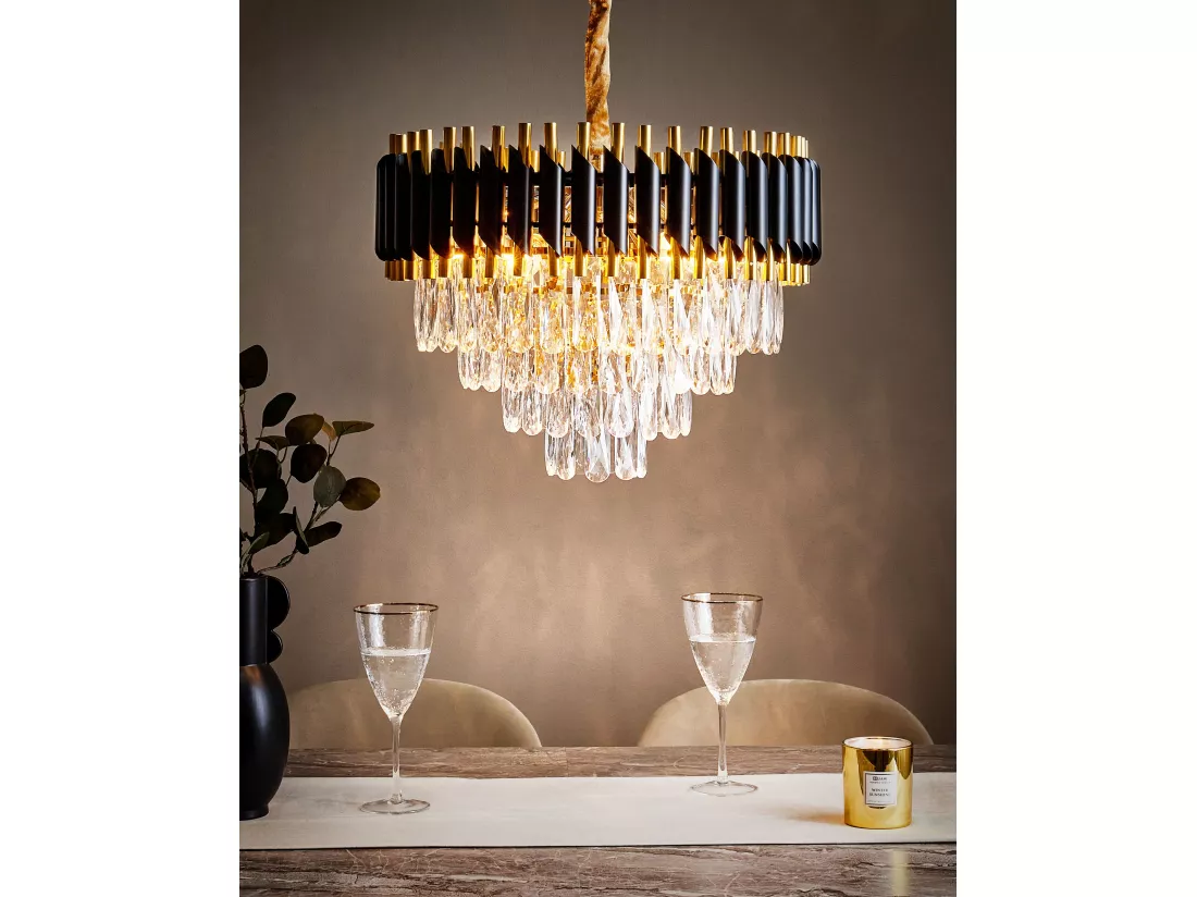 Lustre ABELLAS Métal Doré