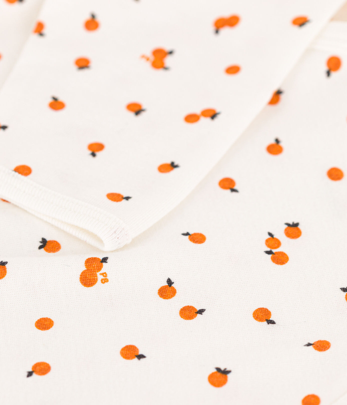 Dors-bien oranges en coton