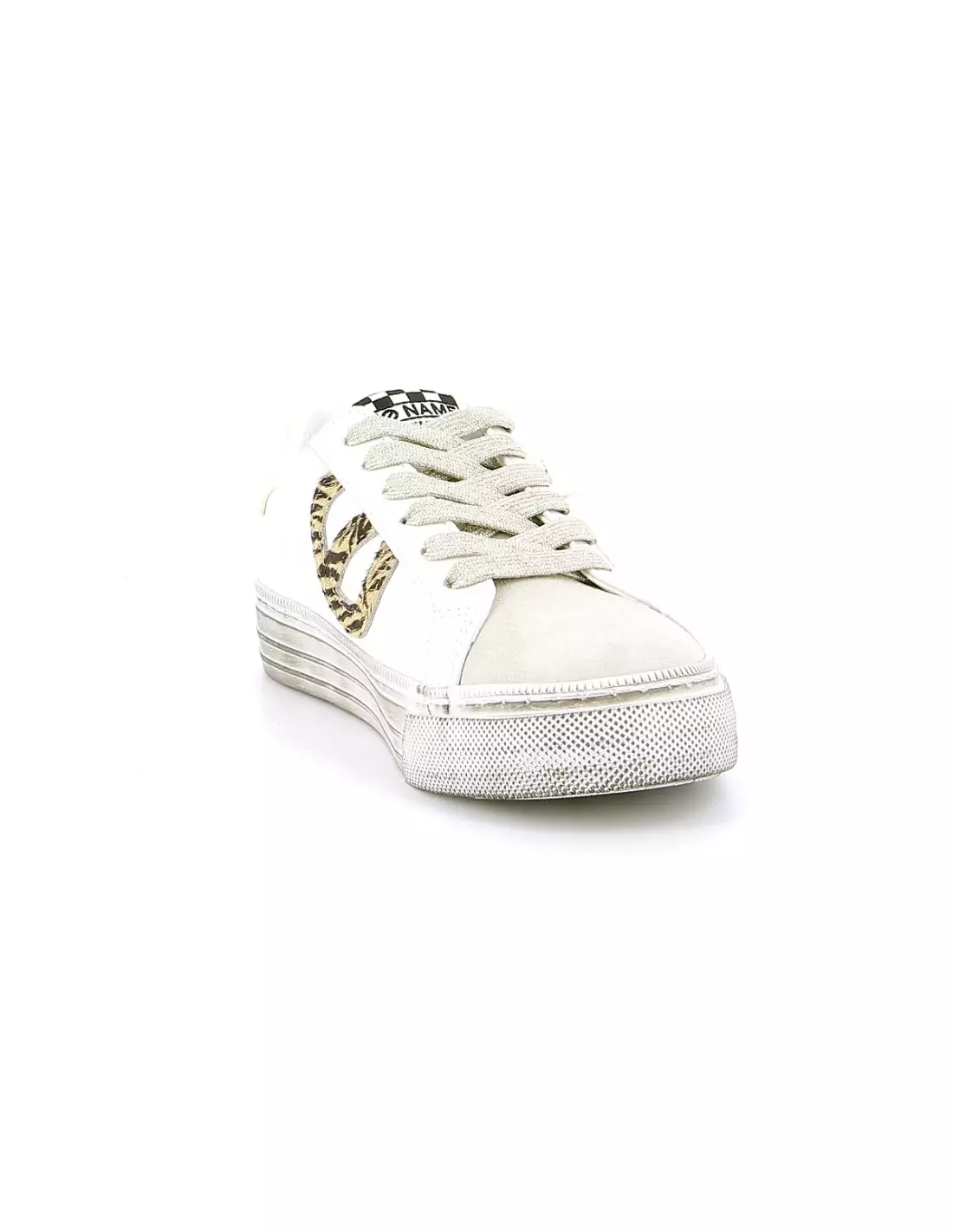 NO NAME STRIKE DISE - Baskets Whitenatural