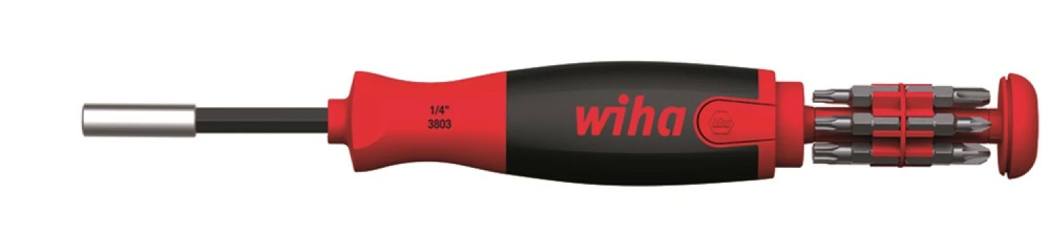 Wiha 3803-02-021 Magazijnbithouder LiftUp 25 met 12 SL/PH/PZ/Torx bits - 25 mm