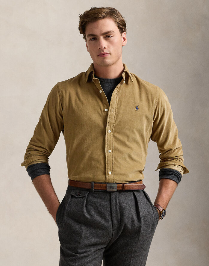 Polo Ralph Lauren 80/2 21W CORDUROY-LSL-SPS New bronze