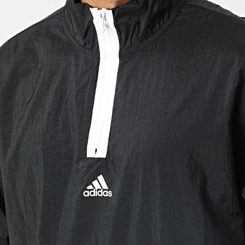 Coupe-Vent Col Zippé HJ9946 Noir