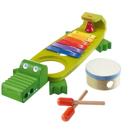 HABA Xylophon - Krokodil - Grün