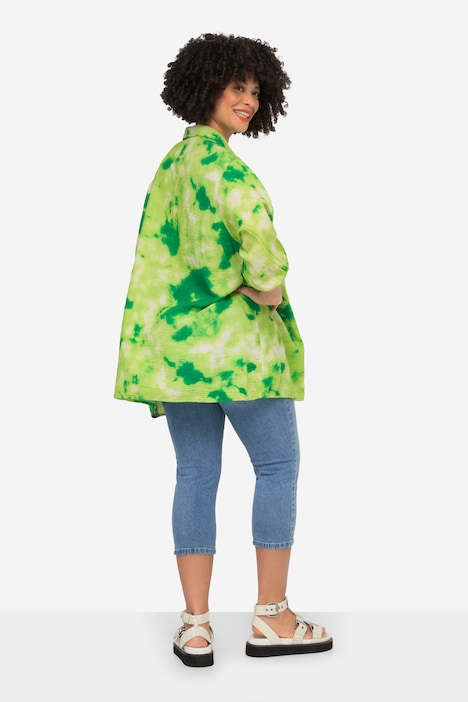 Musselin-Hemdbluse, Batikmuster
