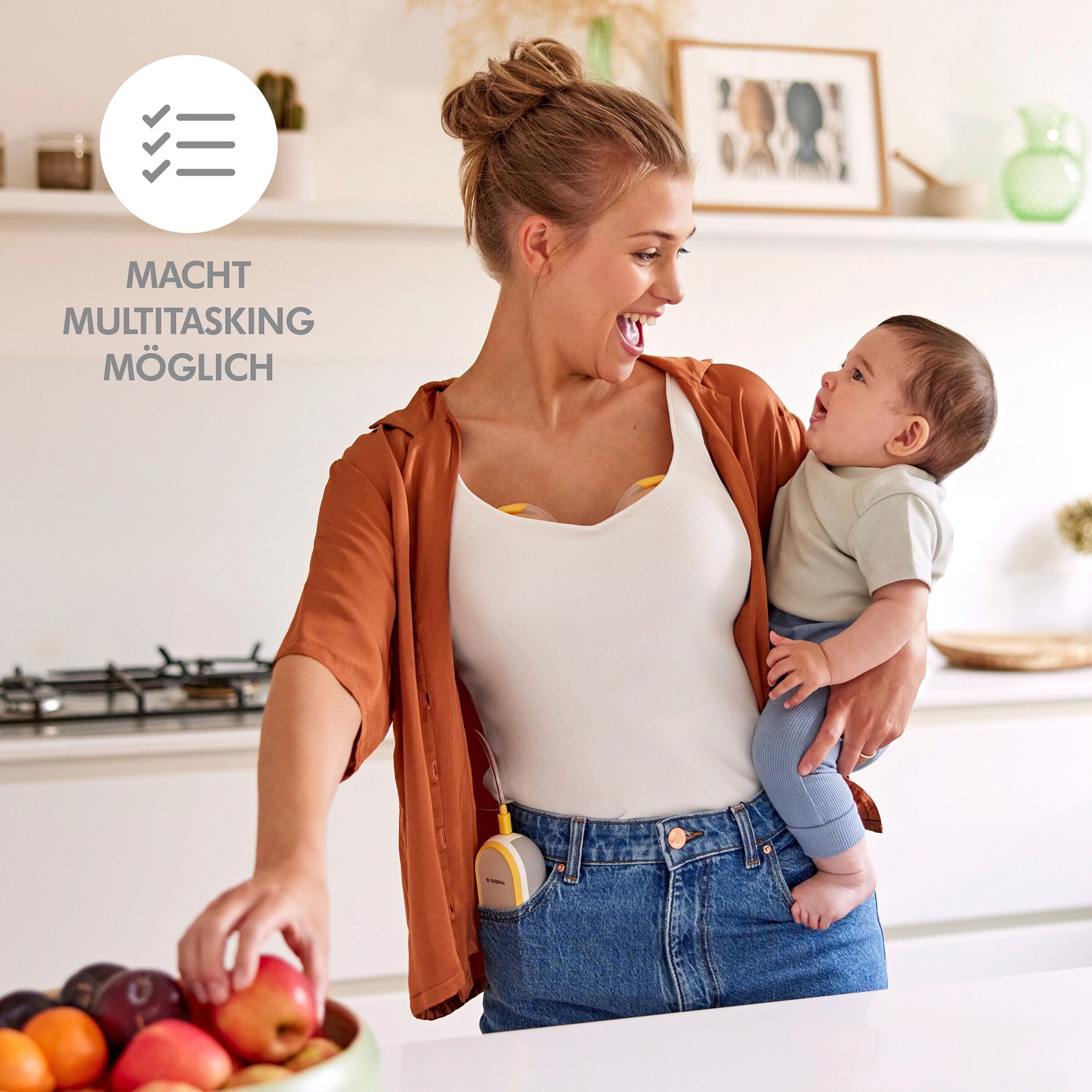Medela Elektrische Doppelmilchpumpe Freestyle Hands Free