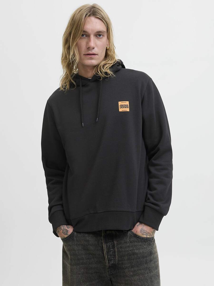 JACK & JONES<br>Moletom com capuz e logo pequeno